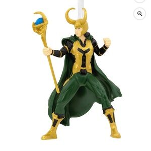 Loki‎ Marvel Hallmark Christmas Tree Ornament 2023 Holiday Decoration NEW